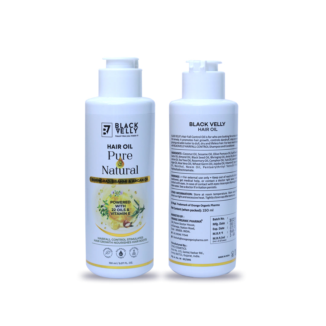 Pure & Natural Hair Oil For Hair Growth - 150ml