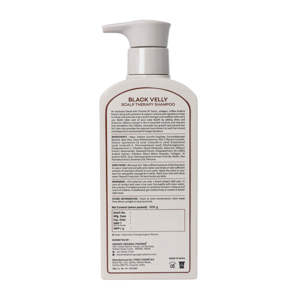 Scalp Therapy Hairfall Control Shampoo with Coffea Arabica & Biotin - 300 g