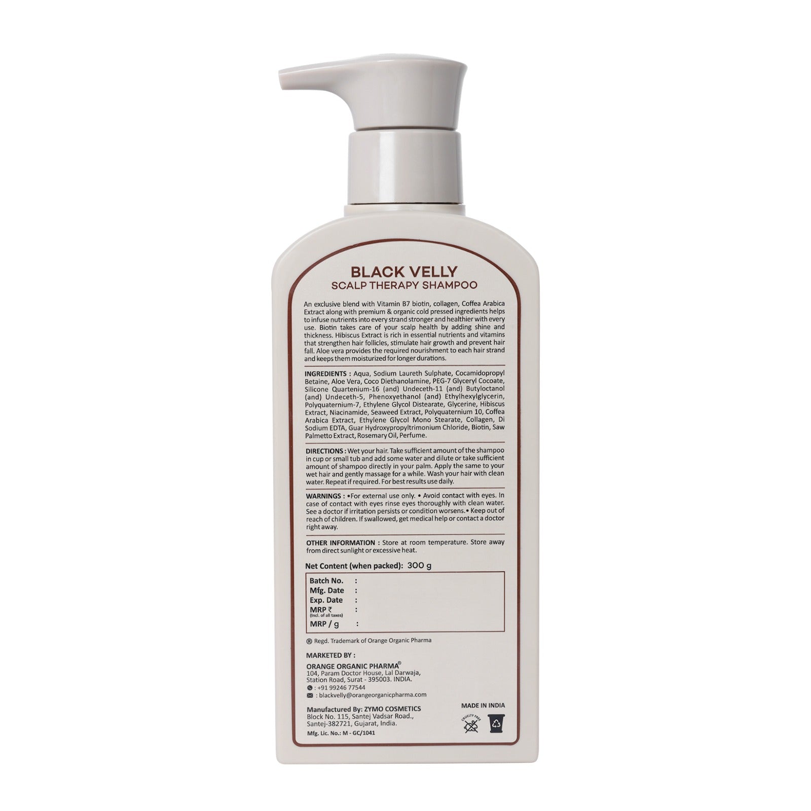 Scalp Therapy Hairfall Control Shampoo with Coffea Arabica & Biotin - 300 g