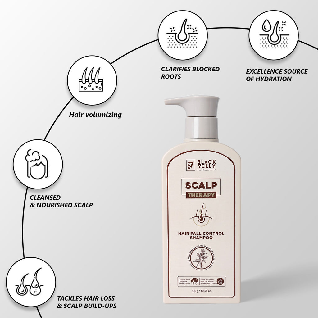 Scalp Therapy Hairfall Control Shampoo with Coffea Arabica & Biotin - 300 g