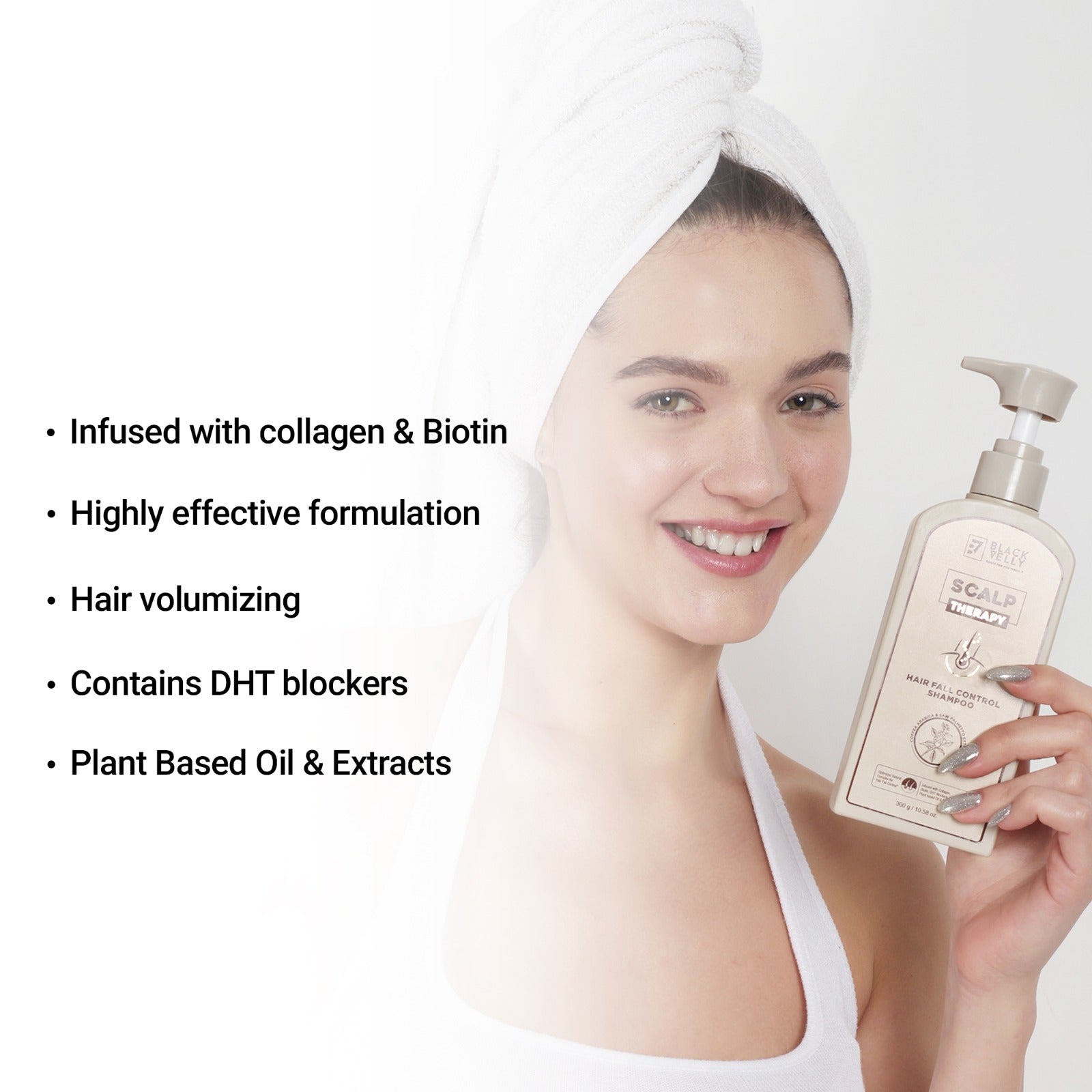 Scalp Therapy Hairfall Control Shampoo with Coffea Arabica & Biotin - 300 g