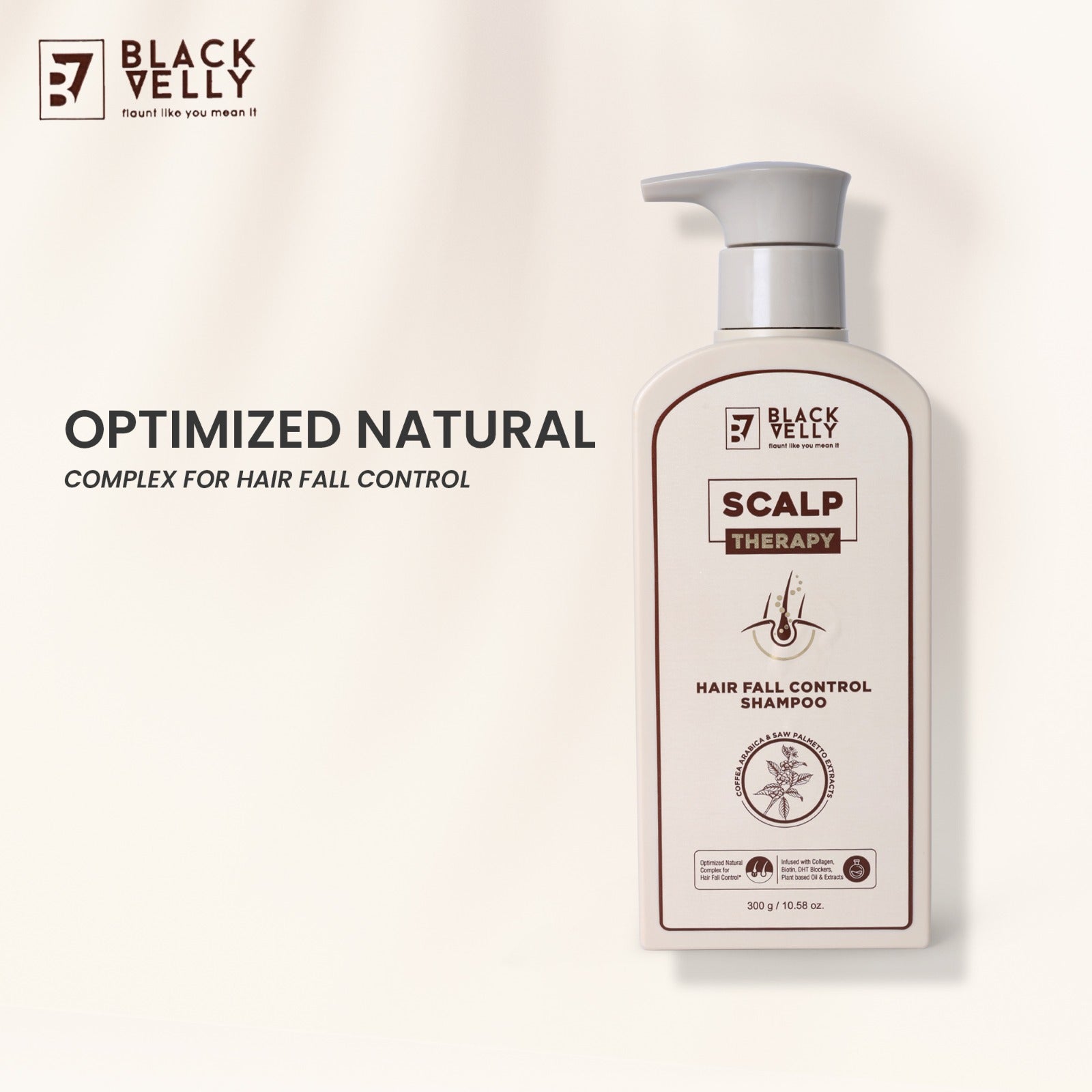 Scalp Therapy Hairfall Control Shampoo with Coffea Arabica & Biotin - 300 g