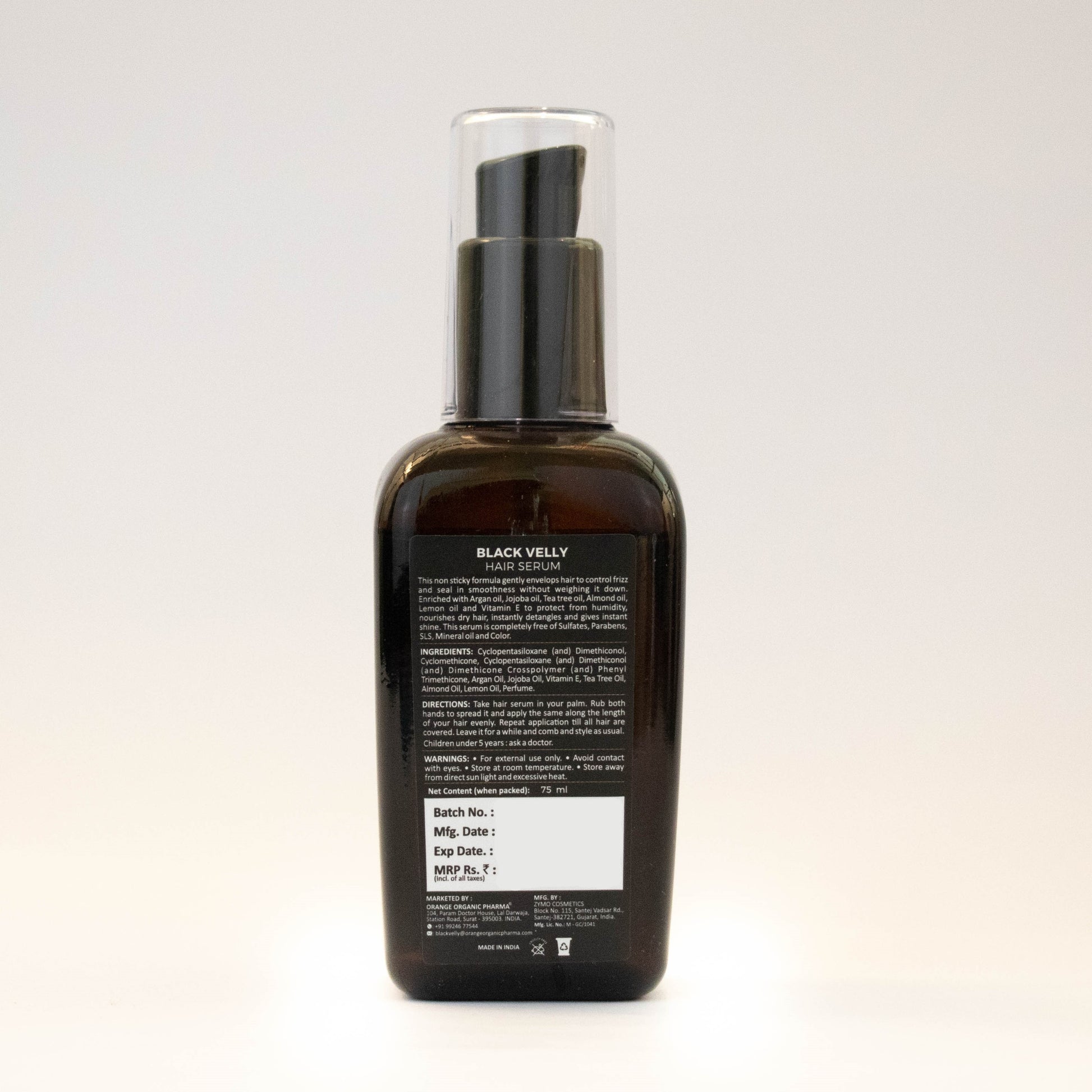 Polishing & Smoothing Vitamin E Hair Serum with Argan Oil & Jojoba Oil - 75ml