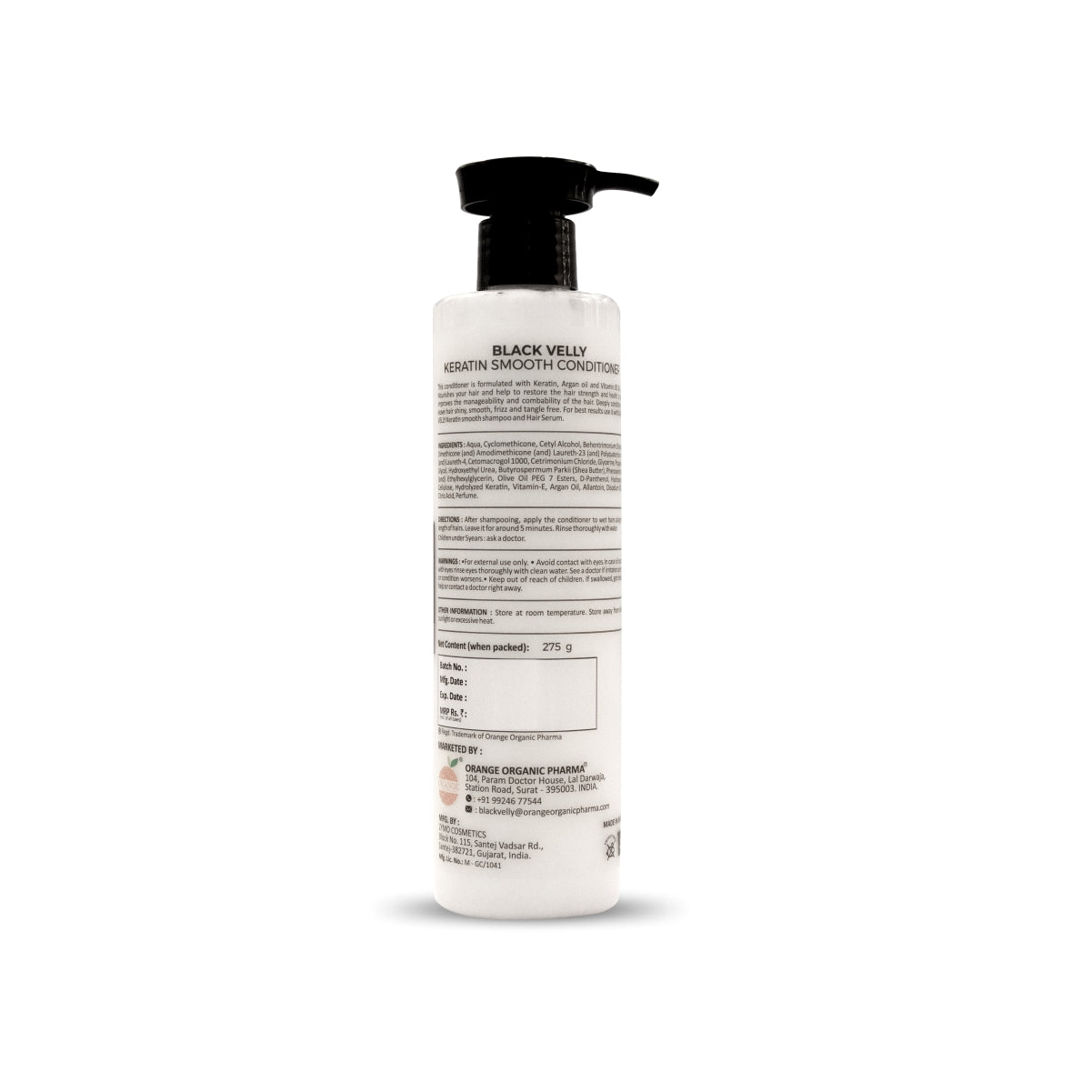 Keratin Smooth Daily Care Conditioner with Pro-Vitamin B5 & E - 275 g