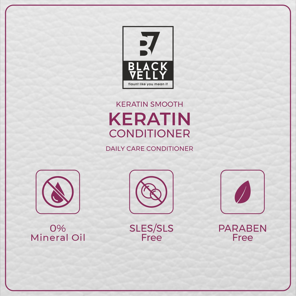 Keratin Smooth Daily Care Conditioner with Pro-Vitamin B5 & E - 275 g