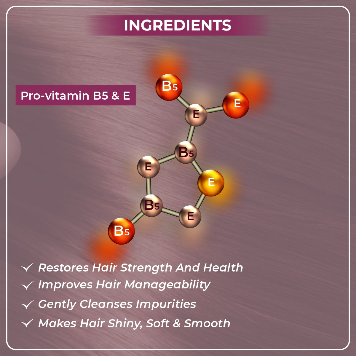 Keratin Smooth Daily Care Conditioner with Pro-Vitamin B5 & E - 275 g
