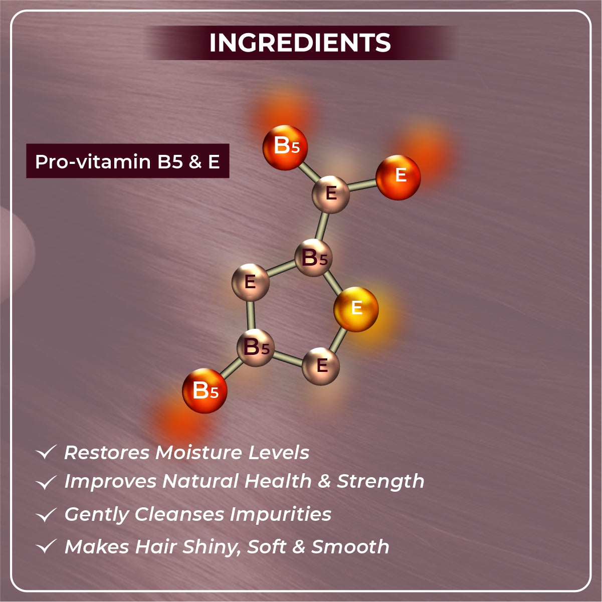 Keratin Smooth Daily Care Shampoo with Pro-Vitamin B5 & E - 275 g