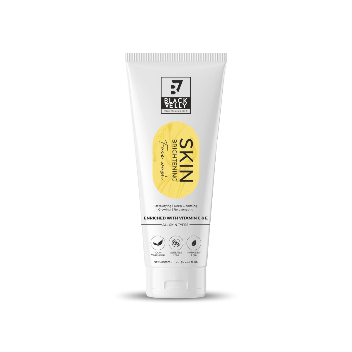 Detoxifying Skin Brightening Face Wash with Vitamin C & E - 70g
