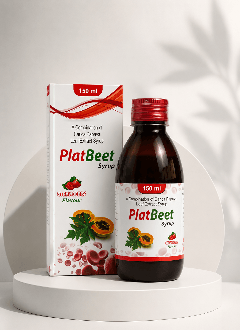 PLATBEET SYRUP ( 150ml ) ( carica papaya leaf )
