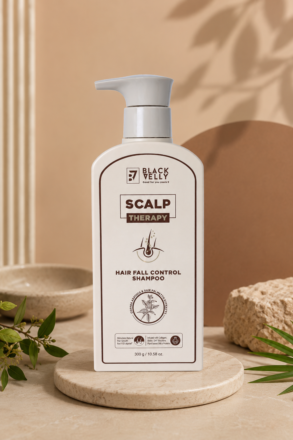 Scalp Therapy Hairfall Control Shampoo with Coffea Arabica & Biotin - 300 g