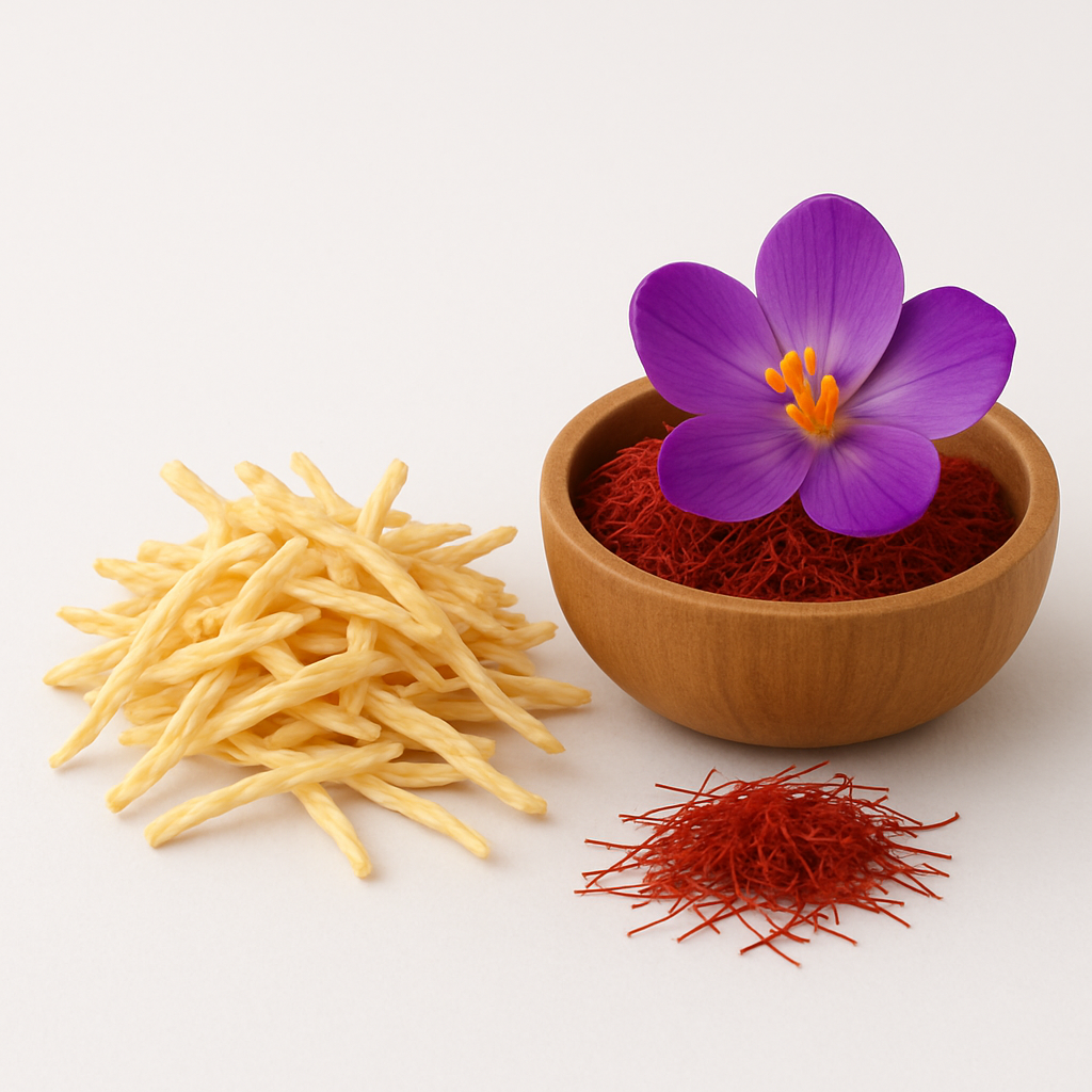 Safed musli and Kesar